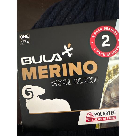 Bula Merino Wool Blend 2 Pack Beanies One Size men woman unisex TWO SET zealand - Picture 4 of 9